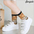Ancient Egypt Crew Socks for Woman Size 6-8 Mythology Pharaohs Hieroglyph Engraving Girls Socks...