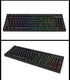 Black OEM Profile PBT Double Shot 104 Side-lit Shine Through Translucent Backlit keycaps for MX Mechanical Keyboard Filco (Black)(Only Keycap)...