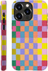 SEized Case Compatible with for iPhone 13 Pro,Happy Colorful Checkerboard Phone Case for Girl Women Boy Men,Durable Protection Case for iPhone 13 ...