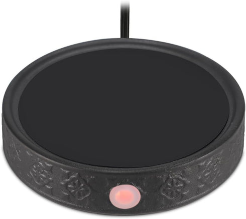 Mug Warmer for Desk, Coffee Cup Warmer Auto Shut Off, Candle Warmer Plate with Timer(2h/4h/8h) (04-Black)...