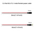 DC5.5x2.1mm, barrel connectors, pigtailed DC power connectors, 1V-36V power adapters 0.3 flat (1ft-5 pair pack)...
