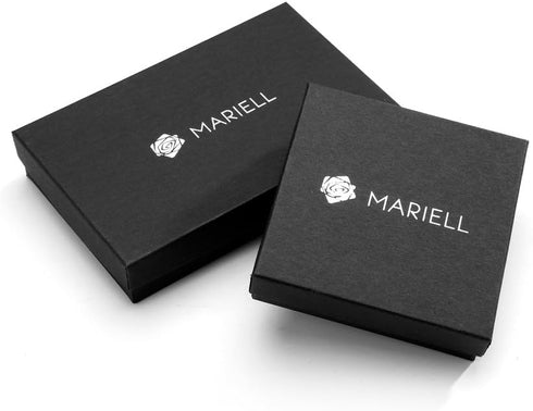 Mariell Black Crystal Teardrop Dangle Earrings, Jewlery for Brides, Bridesmaids, Prom and Wedding Parties...