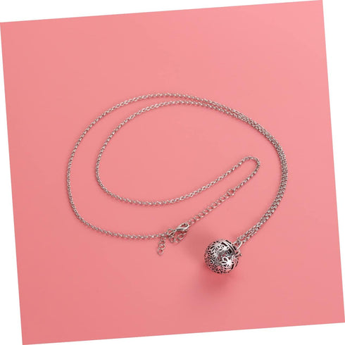 Pendulum Necklace Essential Oil Lockets Diffusers Diffuser Locket Diffuser Necklace Essential Oils Diffuser Necklace Round Essential Oil Box Penda...