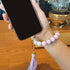 Boho Silicone Phone Wrist Strap, Cell Phone Lanyard Keychain with Tether Tab, Smartphone Wristlet Bracelet Keychain with Universal Strap Holder Co...