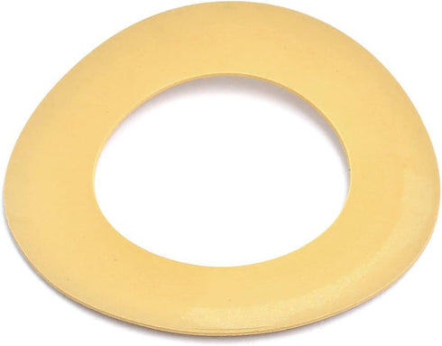 uxcell Air Compressor Compression Piston Ring Replacement Part 76mm OD 44mm ID 0.6mm Thickness, Yellow...