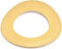 uxcell Air Compressor Compression Piston Ring Replacement Part 76mm OD 44mm ID 0.6mm Thickness, Yellow...