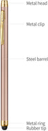 Stylus for Touch Screens, ChaoQ Capacitive Stylus Pen (10 Pcs) with 12 Replaceable Tips - Black, White, Silver, Gold, Red...