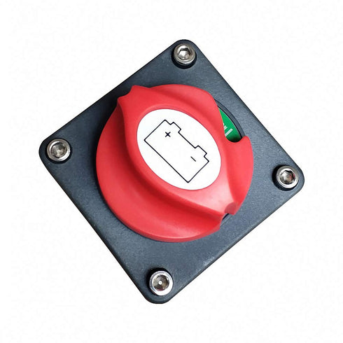 Waterproof Heavy Duty Battery Disconnect Isolator Switch (Panel Mount On-Off) 12/50V 200/1250Amps Master Cut/Shut Off Marine Battery Switch for Bo...