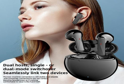 RDRKR Waterproof IPX 7 Bluetooth 5.3 Wireless Earbuds Compatible with Android/iOS Mobile Phones, Computers, Tablets, Gaming...