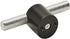 Amerock | Cabinet Pull | Matte Black/Polished Nickel | 5/8 inch (16 mm) Center to Center | Transcendent | 1 Pack | Drawer Pull | Drawer Handle | C...