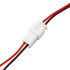 JST XH2.54 2Pin Micro Female and Male Connection Plug with Red Black Terminal Connector Wire Cable 200mm - (10 Pairs)...