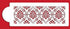Designer Stencils Royal Damask Cake foodgrade stencil, 3.5 X 12.25...