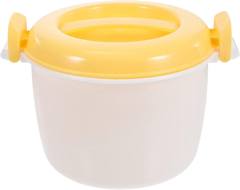 Microwave Food Container Microwave Rice Cooker Food Container: 1L Pasta Cooker Maker Oven Rice Cooker Steamer Microwave Cookware for Rice Chicken ...