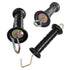 Electric Fence Gate Handle Insulated Spring Gate Handle Electric Fence Arch Hook for Fence Home (Black, 2Pcs)...
