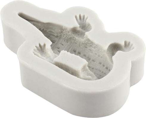 3D Sea Animals Candy Chocolate Mold Alligator Silicone Mold Crocodile Fondant Mold For Sugar Cake Decorating Cupcake Topper Gum Paste Polymer Clay...