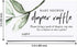Bliss Collections Diaper Raffle Tickets for Baby Shower, Rustic Greenery, Invitation Card Inserts for Fun Baby Shower Game with a Chance to Win, 2...