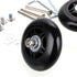OwnMy 80mm x 24mm Luggage Suitcase Replacement Wheels, Rubber Swivel Caster Wheels Bearings Repair Kits, A Set of 2...
