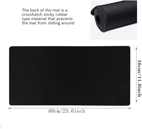 Extra Large Gaming Mouse Pads/Extended Protective Office Desk Mouse Mat Non-Slip Professional Precision Tracking Surface (23.6" x 11.8") for PC Co...