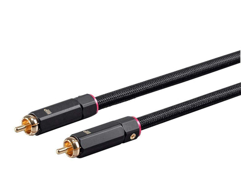Monoprice Onix Series Digital Coaxial Audio/Video RCA Subwoofer CL2 Rated Cable, RG-6/U 75-ohm 3ft Black...