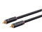 Monoprice Onix Series Digital Coaxial Audio/Video RCA Subwoofer CL2 Rated Cable, RG-6/U 75-ohm 3ft Black...