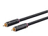 Monoprice Onix Series Digital Coaxial Audio/Video RCA Subwoofer CL2 Rated Cable, RG-6/U 75-ohm 3ft Black...