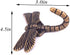2pcs Dragonfly Coat Hooks Decorative Creativity Wall Mounted Hanger Hook for Home Handbag Key Towel Bathrobe (Bronze)...