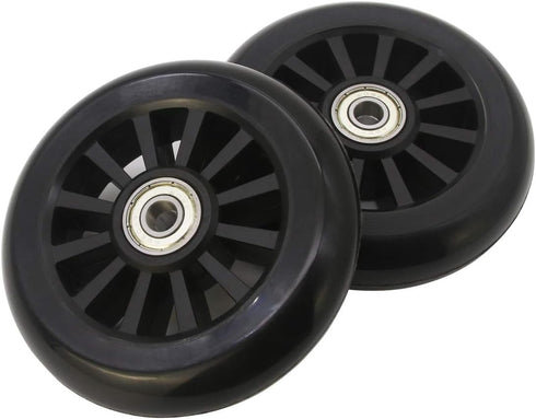 Z-FIRST 100mm Scooter Wheels - 100mm Pro Kick Scooter Wheels Replacement Pair-Plastic Core 100mm Scooter Wheels for Razor Fuzion Scooters (2)...