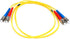 Monoprice Fiber Optic Cable, ST/ST, Single Mode, Duplex - 1 meter (9/125 Type) - Yellow...