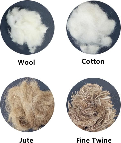 1.4 Oz Natural Bird Nesting Materials, Bird Nest Bedding Material, Great for Nest Building for Bird Small Animals...