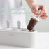 Popsicle Mold Set 4 Pieces Homemade Silicone Popsicle Maker Easy Release Ice Cream Molds Reusable DIY Pop Molds (White, IcyClassic Pops)...