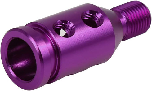 X AUTOHAUX M12 X 1.25 Car Universal Purple Gear Shift Knob Adapter for Non Threaded Shifter...