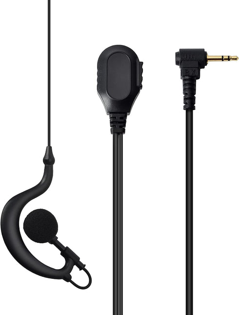 HYS Radio Earpiece Soft Rubber G Shape Earhook Law Enforcement Tactical Headset for Motorola Walkie Talkie T200TP T260 T100 T100TP T402 T460 T465 ...