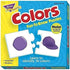Trend Enterprises: Fun-to-Know Puzzles: Colors, Learn 16 Colors and Their Words, 24 Two-Sided Puzzles, Self-Checking, 48 Puzzles Total, for Ages 3...