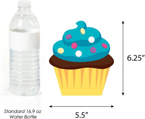 Big Dot of Happiness Sweet Shoppe - Donut, Ice Cream and Cupcake Decorations DIY Candy and Bakery Birthday Party or Baby Shower Essentials - Set o...