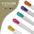 Measuring Spoons Set of 5, Tiny Stainless Steel Measuring Spoons with Silicone Handle, Small Measuring Spoon 1/64, 1/32, 1/16, 1/8, 1/4 tsp, Teasp...