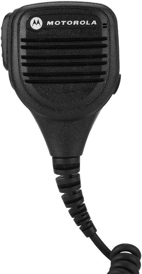 FOSA 3.5mm Headphone Jack Speaker mic,Portable Handheld Walkie Talkie Radio Microphone Waterproof Dustproof with Steel Belt Clip for GP88S,GP2000,...
