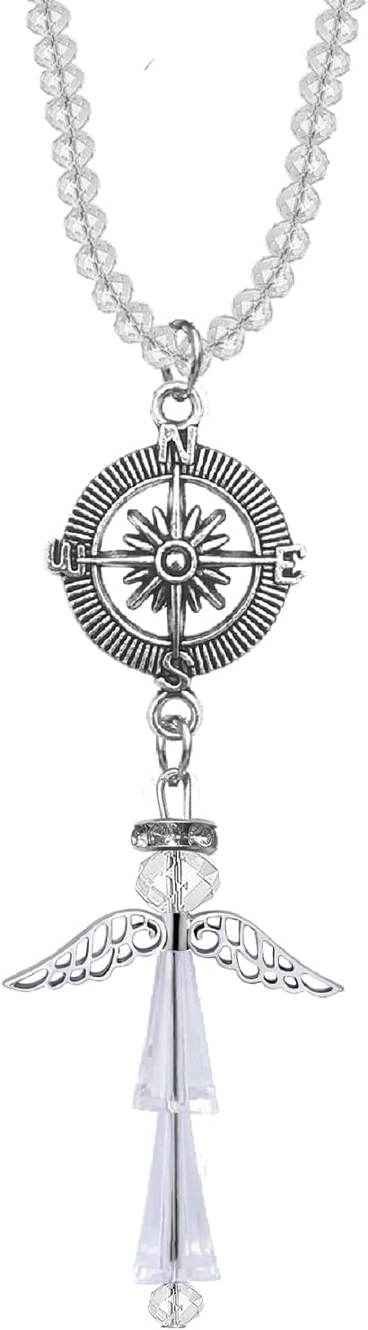 Guardian Angel Car Hanging Ornament Charm,Car Mirror Decor Hanging,Car Mirror Hanging Accessories, (Angel)...