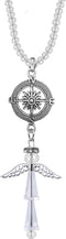 Guardian Angel Car Hanging Ornament Charm,Car Mirror Decor Hanging,Car Mirror Hanging Accessories, (Angel)...