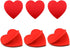 6 Pack Heart Shaped Sticky Notes Red Sticky Notes Cute Sticky Notes Self-Stick Sticky Notes Memo Pad Notes for School Office Women Valentine's Day...