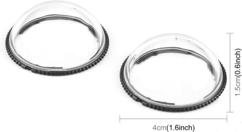 Insta 360 x4 Lens Protector, PULUZ Dual Lens Guards for Insta360 X4 Protective Case PC Protective Cover Sticky Lens Guards for Insta 360 x4 Access...