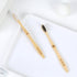 Biodegradable Eco-Friendly Natural Bamboo Charcoal Toothbrushes, FSC Certified and PETA Approved - 12 Count...