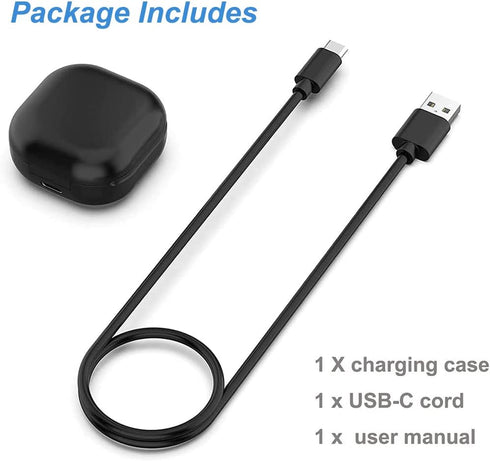 Compatible for Galaxy Buds Pro Charging Case, Charger Station Charge Dock for Samsung Galaxy Buds Pro SM-R190, Bluetooth Pairing, Wireless & Wired...