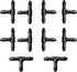 Windshield Washer Hose Connector, OTUAYAUTO Universal Windshield Wiper Hose T Connector (pack of 10)...