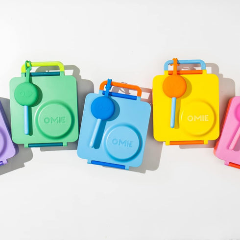 Omie OmieBox Utensil Refill Pack for OmiePod - Matches Bubble Pink or Lilac Purple OmieBox Utensil Set with Case - Reusable, Travel, Lunch Boxes -...