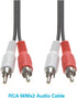 12 Feet 2 RCA Male to Male Audio Cable (2 White/2 Red Connectors), CNE467004...
