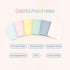 900 Sheets Transparent Sticky Notes, 3.74 x 2.75 in Waterproof Translucent Sticky Notes Pad Colorful See Through Memo Message Reminder with Self A...