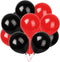 Red Black Balloons,100 pcs 12 inch Latex Balloons,birthday party decoration...