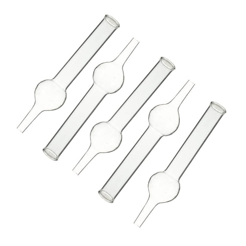 Hemoton 5pcs Chemical Experiment Equipment Candy Tubes Containers Chemistry Drying Tube Glass Laboratory Drying Tube Single Ball Drying Tubes Glas...