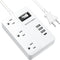 2 Prong Power Strip with USB-C, ROOTOMA 2 Prong to 3 Prong Outlet Adapter, 1080J 2 Prong Surge Protected with 3 Outlet & 4 USB, 3 Prong Adapter 4f...