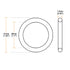 uxcell Silicone O-Rings, 31mm OD 28mm ID 1.5mm Width VMQ Seal Gasket for Compressor Valves Pipe Repair, White, Pack of 10...